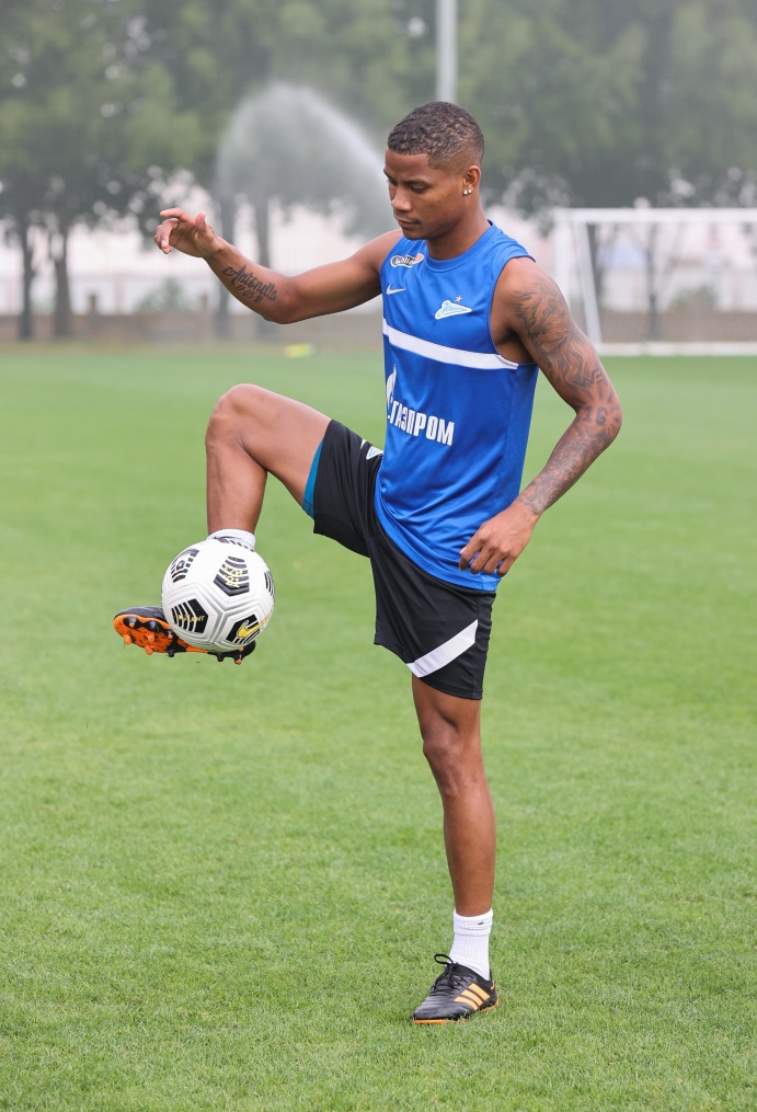 «Газпром»-тренировочные сборы «Зенита» в Дубае: 21 января, утренняя тренировка