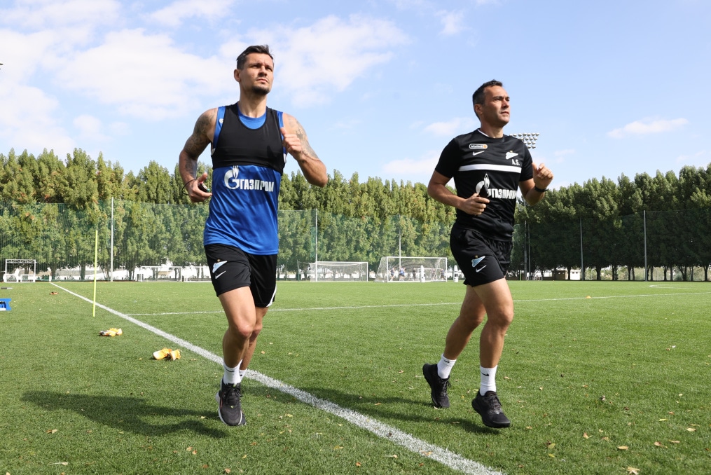 «Газпром»-тренировочные сборы «Зенита» в Дубае: 22 января, утренняя тренировка