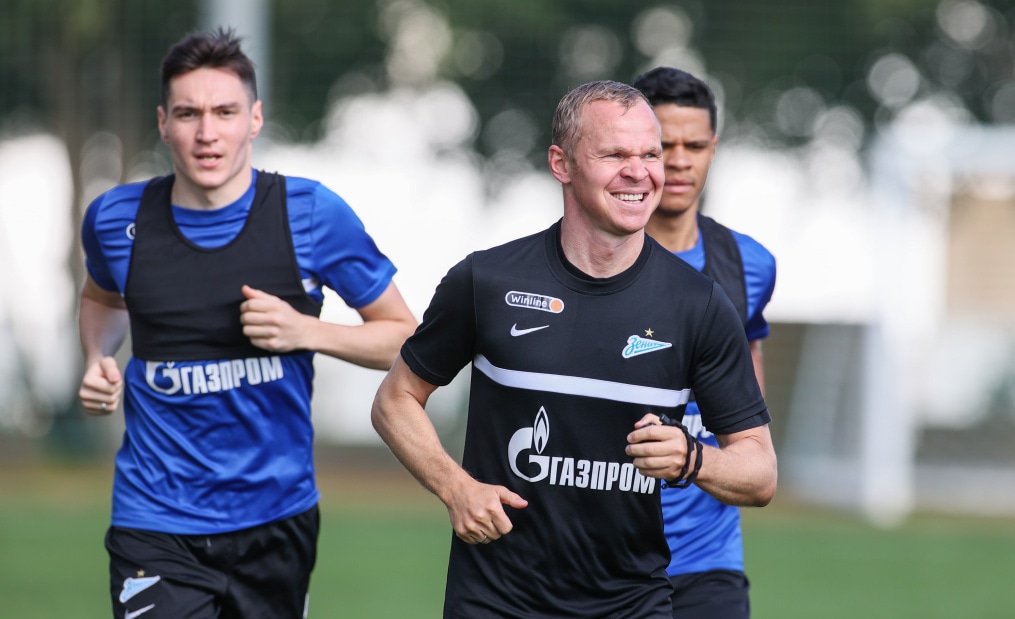 «Газпром»-тренировочные сборы «Зенита» в Дубае: 22 января, утренняя тренировка