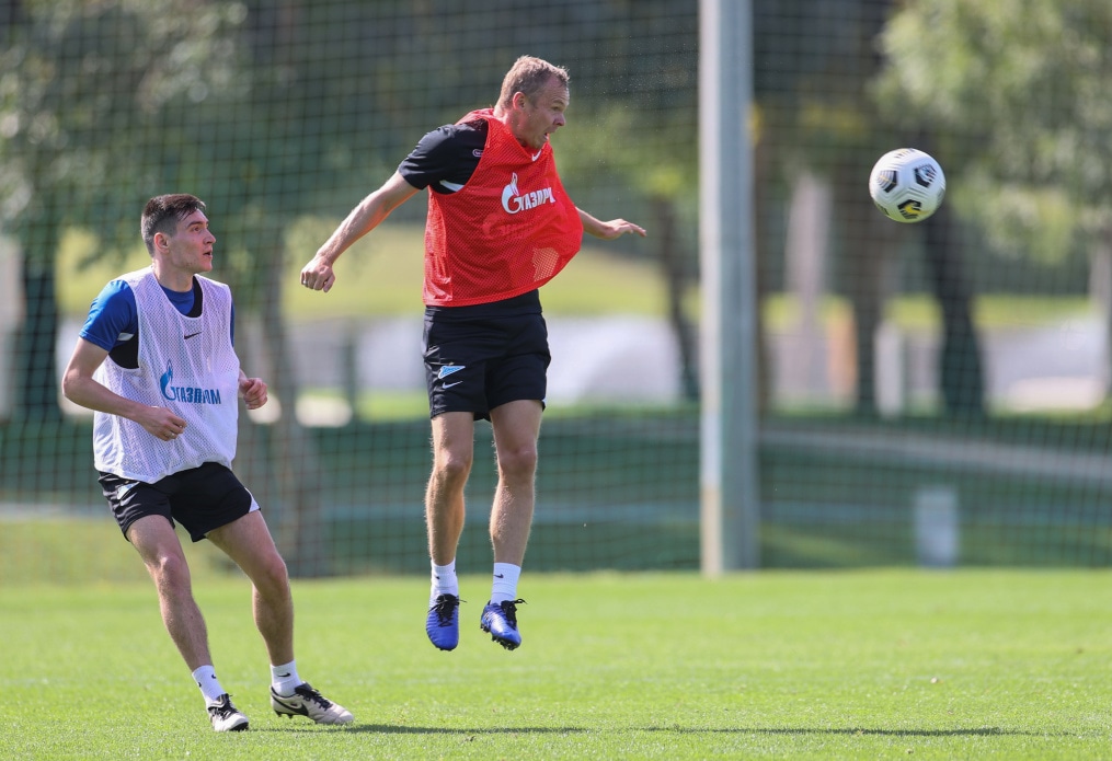 «Газпром»-тренировочные сборы «Зенита» в Дубае: 22 января, утренняя тренировка