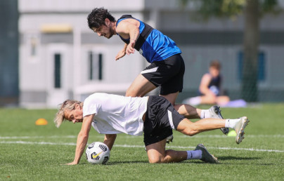 «Газпром»-тренировочные сборы «Зенита» в Дубае: 22 января, утренняя тренировка