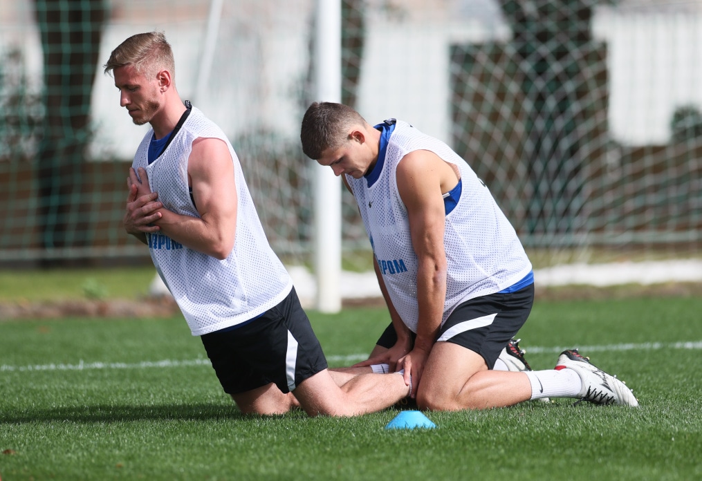 «Газпром»-тренировочные сборы «Зенита» в Дубае: 23 января, утренняя тренировка