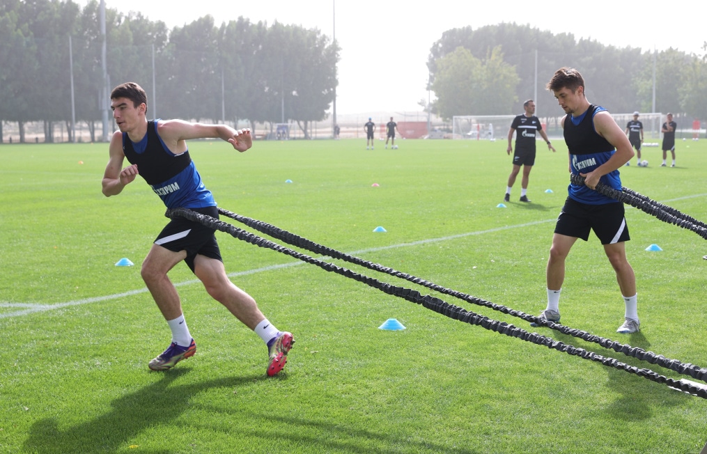 «Газпром»-тренировочные сборы «Зенита» в Дубае: 23 января, утренняя тренировка