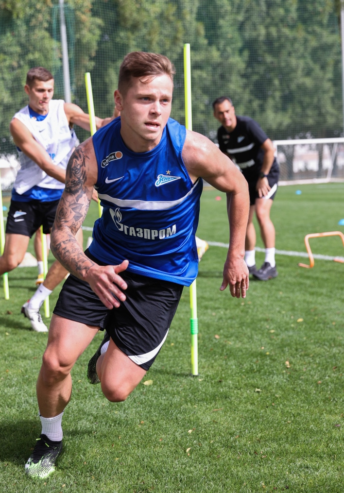 «Газпром»-тренировочные сборы «Зенита» в Дубае: 23 января, утренняя тренировка