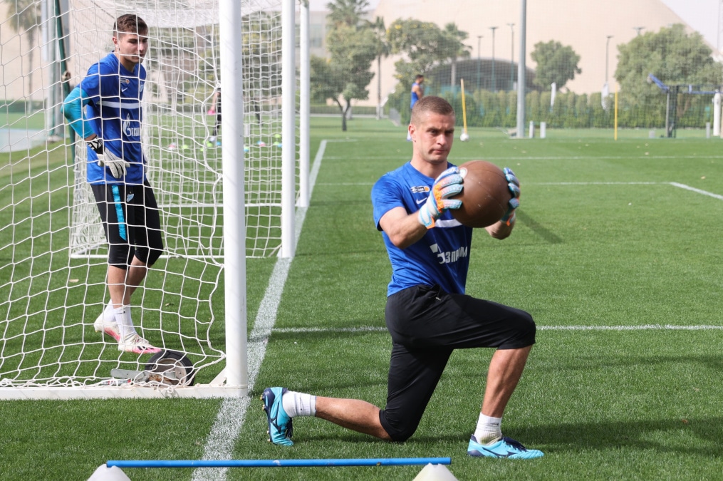 «Газпром»-тренировочные сборы «Зенита» в Дубае: 23 января, утренняя тренировка