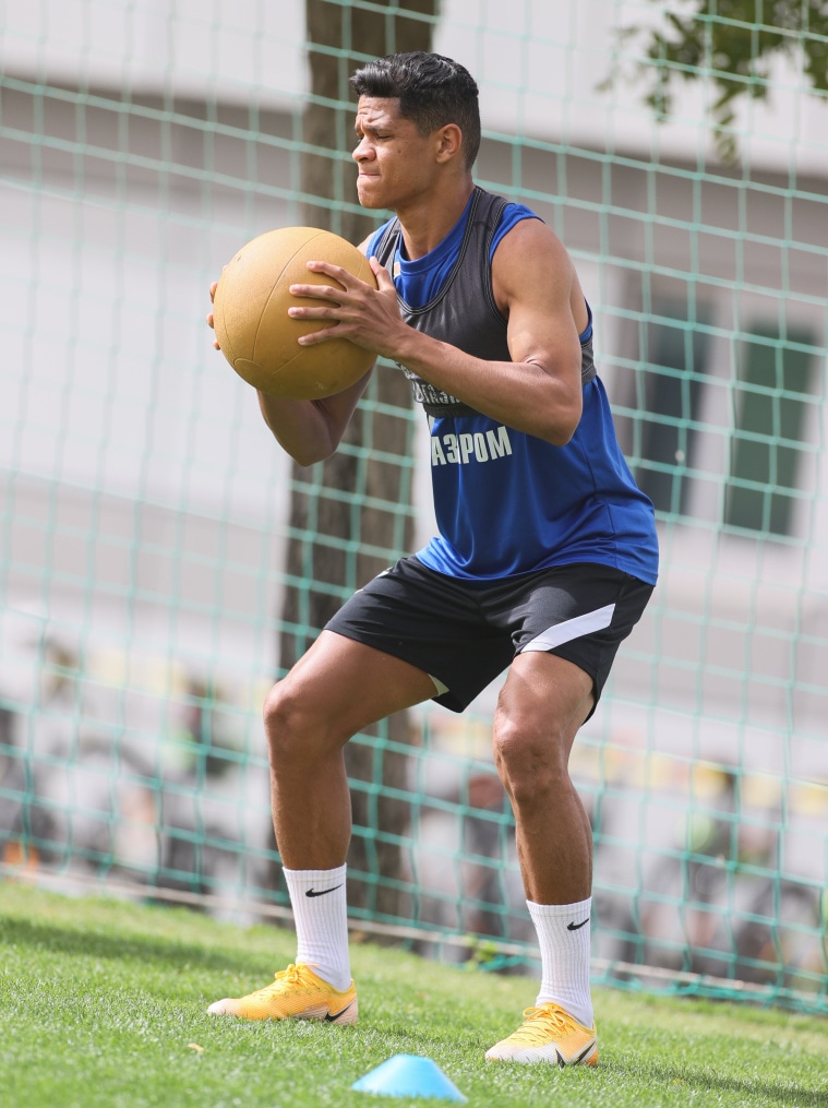 «Газпром»-тренировочные сборы «Зенита» в Дубае: 23 января, утренняя тренировка