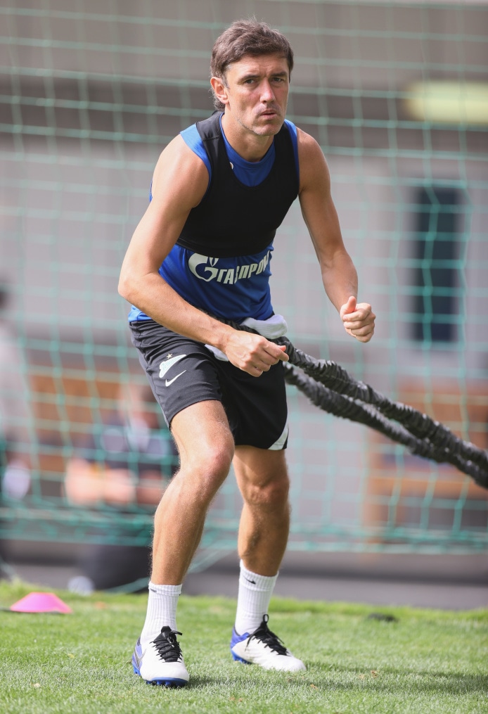 «Газпром»-тренировочные сборы «Зенита» в Дубае: 23 января, утренняя тренировка