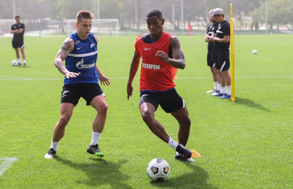 «Газпром»-тренировочные сборы «Зенита» в Дубае: 23 января, утренняя тренировка
