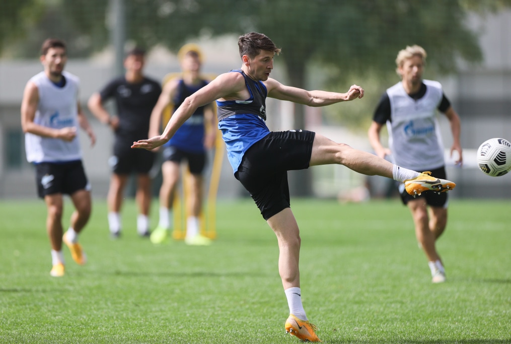 «Газпром»-тренировочные сборы «Зенита» в Дубае: 23 января, утренняя тренировка