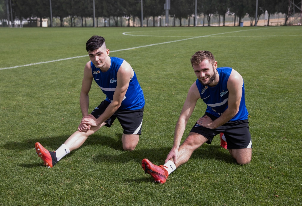 «Газпром»-тренировочные сборы «Зенита» в Дубае: 23 января, утренняя тренировка