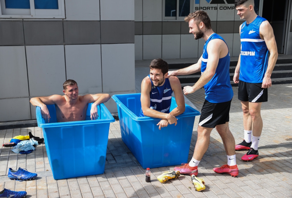 «Газпром»-тренировочные сборы «Зенита» в Дубае: 23 января, утренняя тренировка