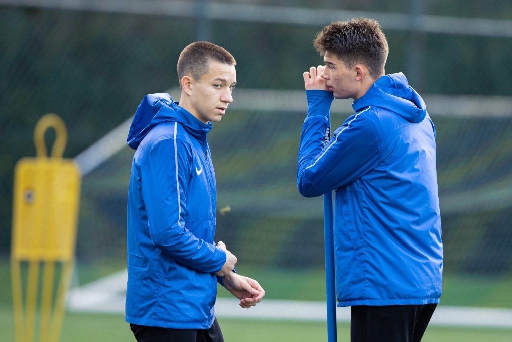 Вечерняя тренировка «Зенита»-м