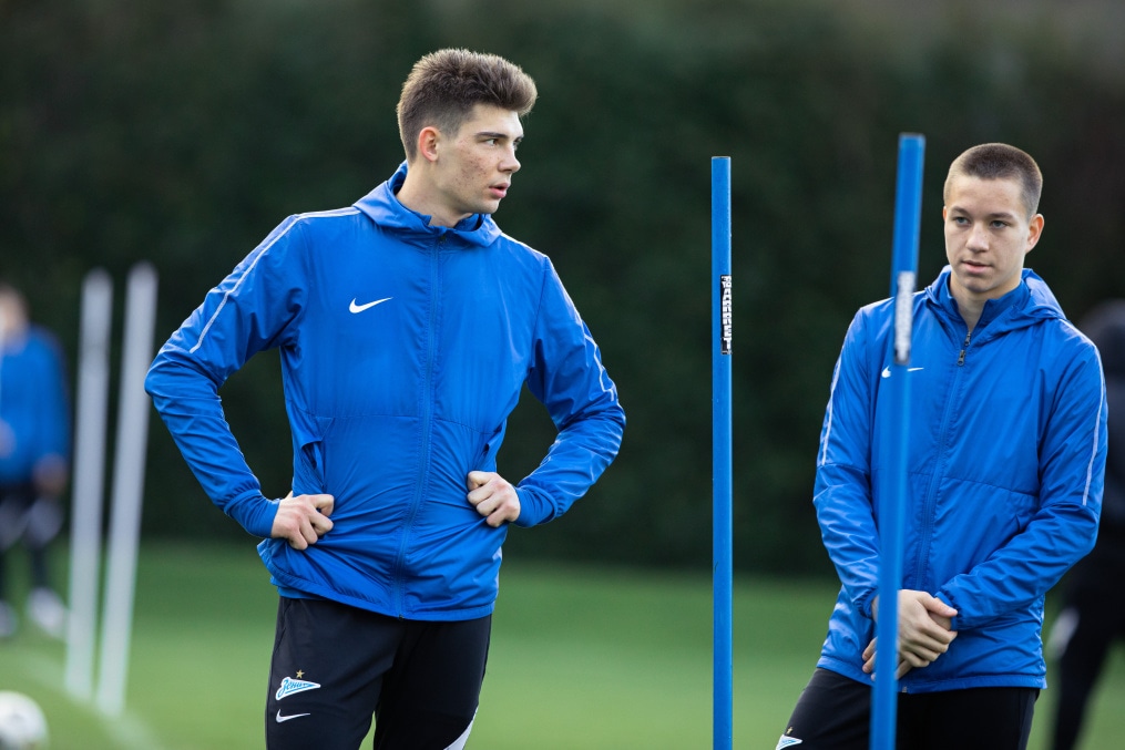 Вечерняя тренировка «Зенита»-м