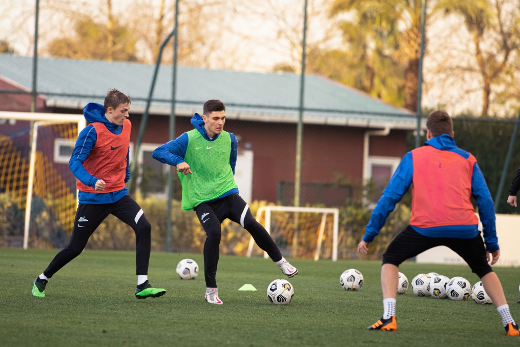 Вечерняя тренировка «Зенита»-м