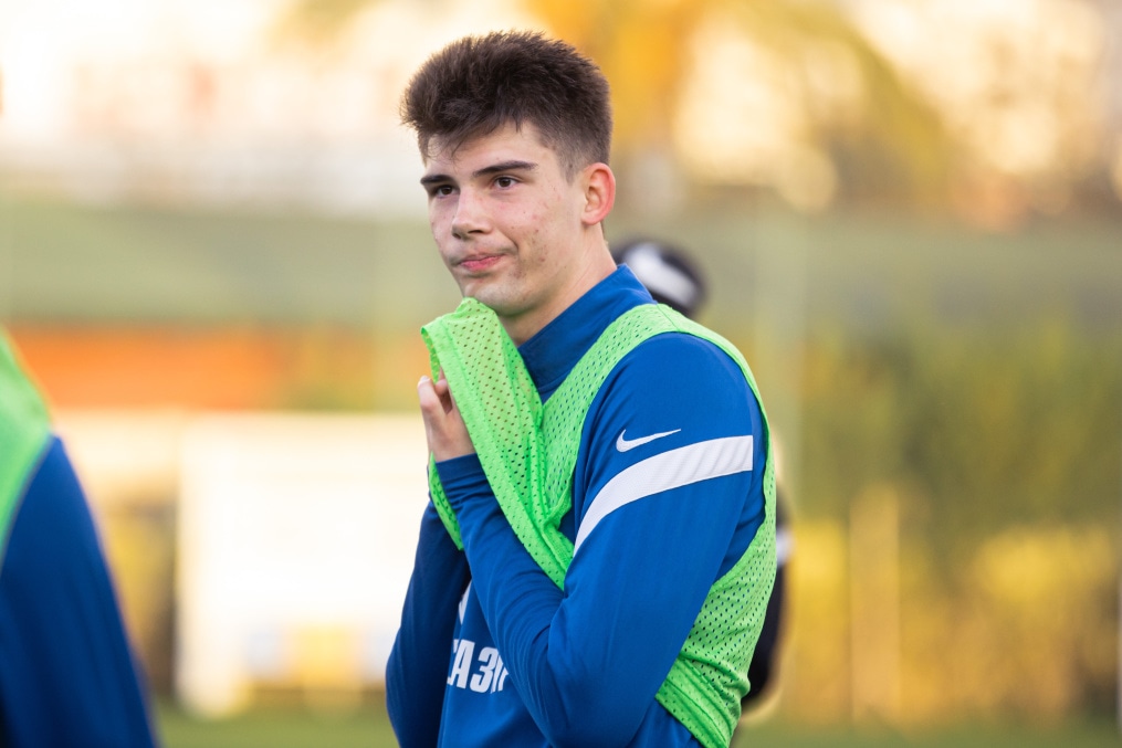 Вечерняя тренировка «Зенита»-м