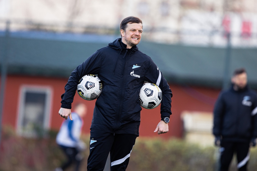 Вечерняя тренировка «Зенита»-м