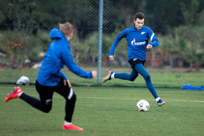 Вечерняя тренировка «Зенита»-м