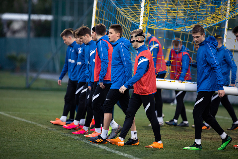 Вечерняя тренировка «Зенита»-м