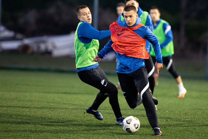 Вечерняя тренировка «Зенита»-м