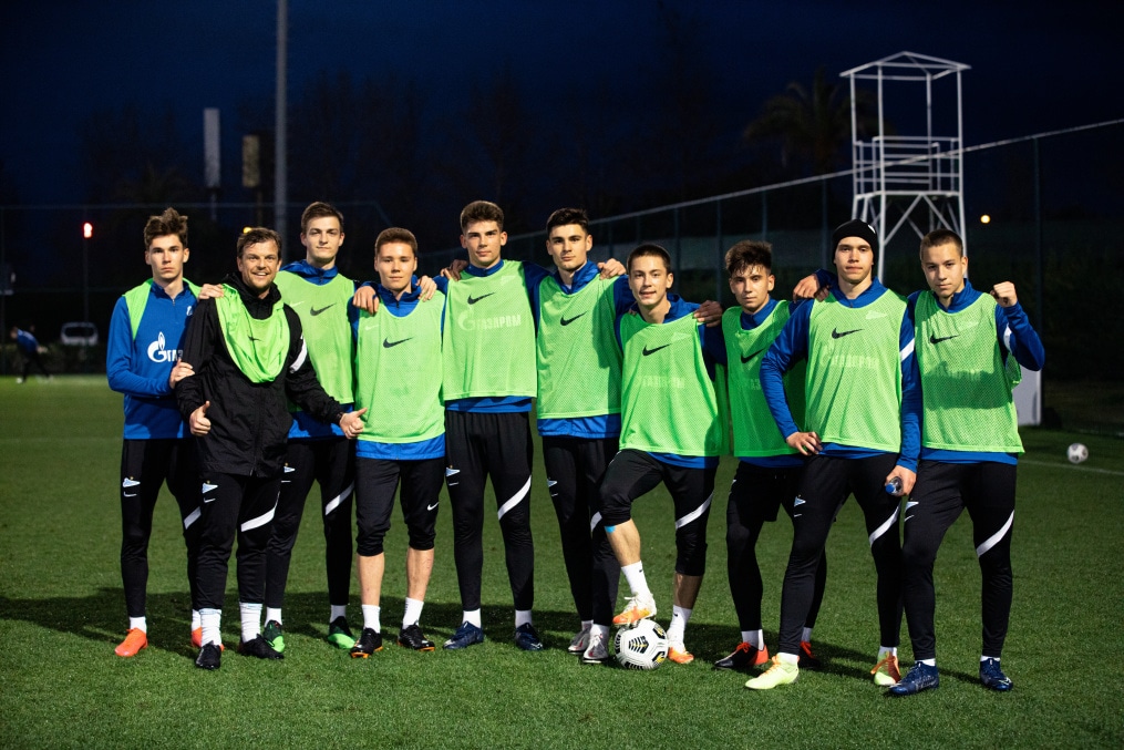 Вечерняя тренировка «Зенита»-м