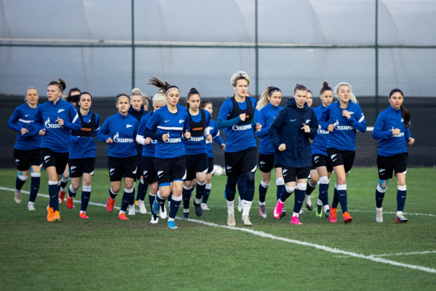 Тренировочные сборы женской команды «Зенит» в Турции: 28 января, вечерняя тренировка