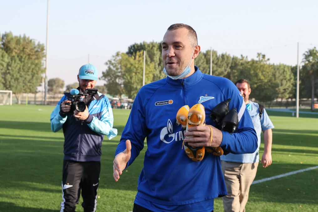 «Газпром»-тренировочные сборы «Зенита» в Дубае: 31 января, вечерняя тренировка