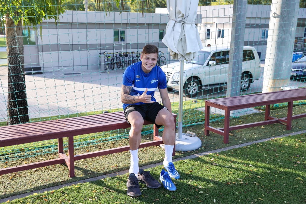 «Газпром»-тренировочные сборы «Зенита» в Дубае: 31 января, вечерняя тренировка