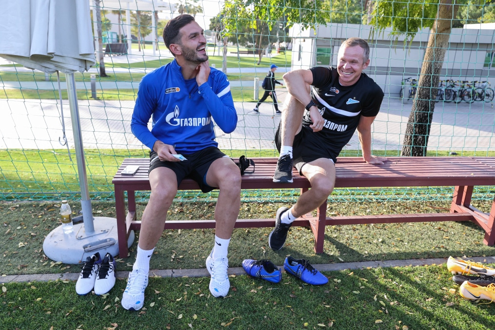 «Газпром»-тренировочные сборы «Зенита» в Дубае: 31 января, вечерняя тренировка