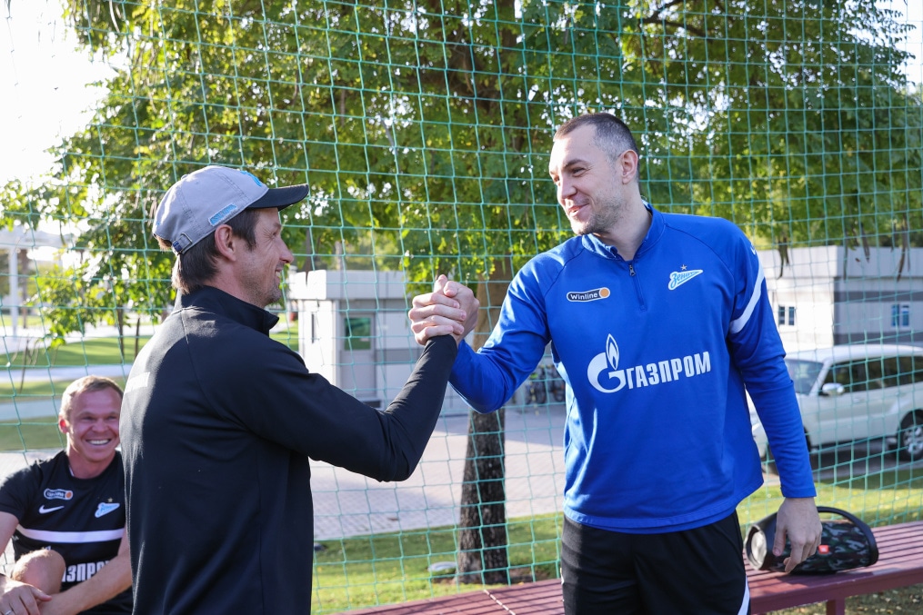 «Газпром»-тренировочные сборы «Зенита» в Дубае: 31 января, вечерняя тренировка