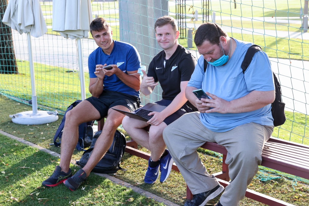 «Газпром»-тренировочные сборы «Зенита» в Дубае: 31 января, вечерняя тренировка