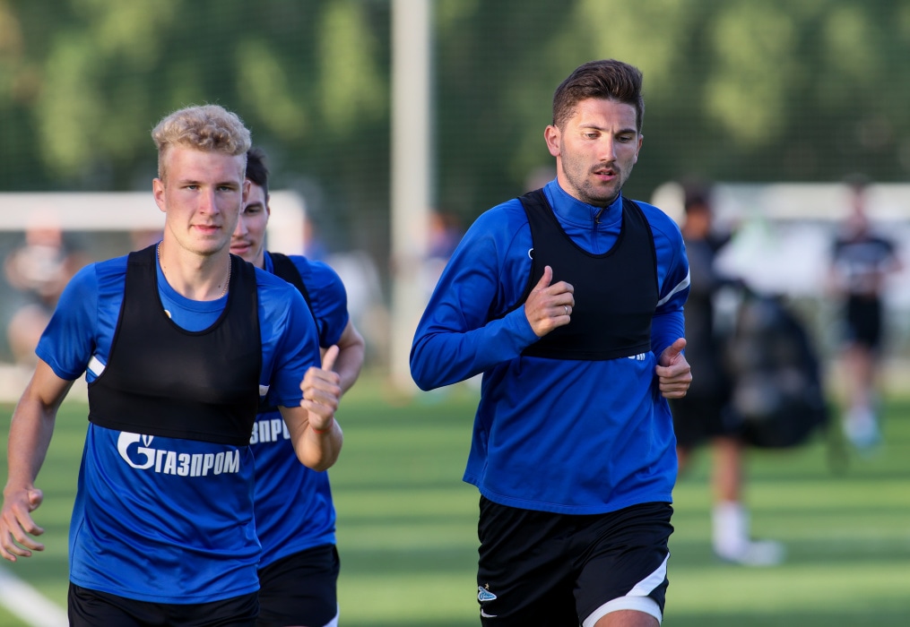 «Газпром»-тренировочные сборы «Зенита» в Дубае: 31 января, вечерняя тренировка