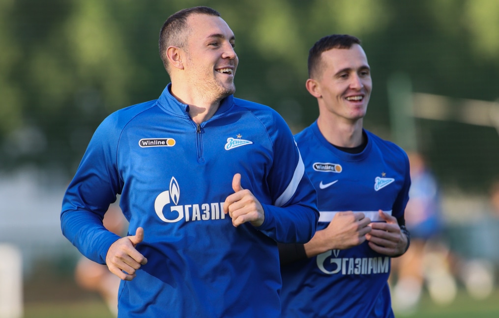 «Газпром»-тренировочные сборы «Зенита» в Дубае: 31 января, вечерняя тренировка