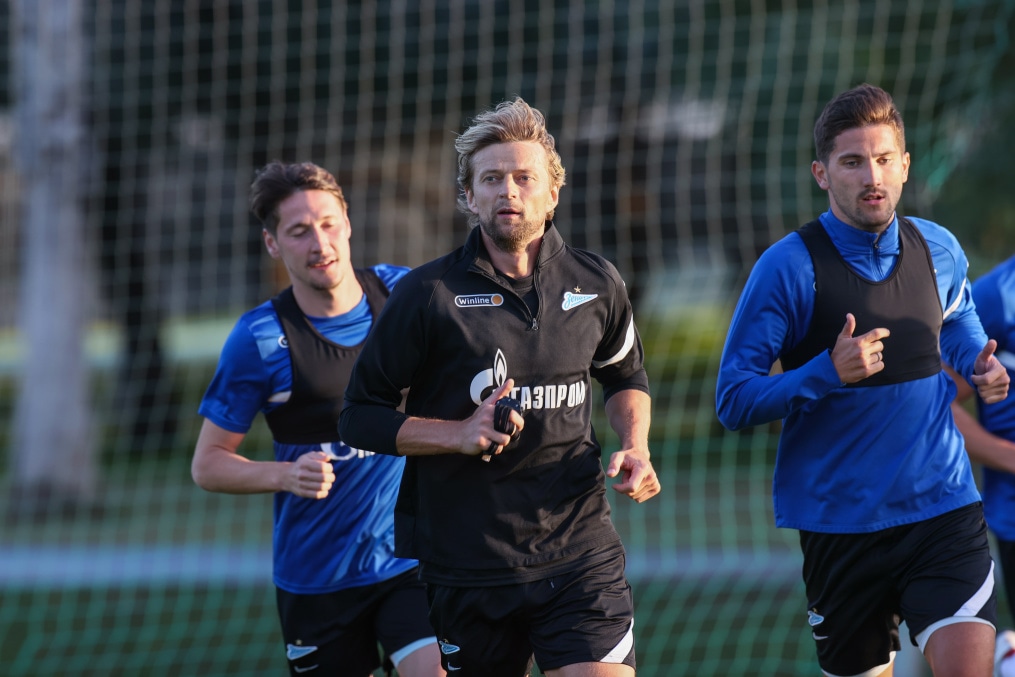 «Газпром»-тренировочные сборы «Зенита» в Дубае: 31 января, вечерняя тренировка