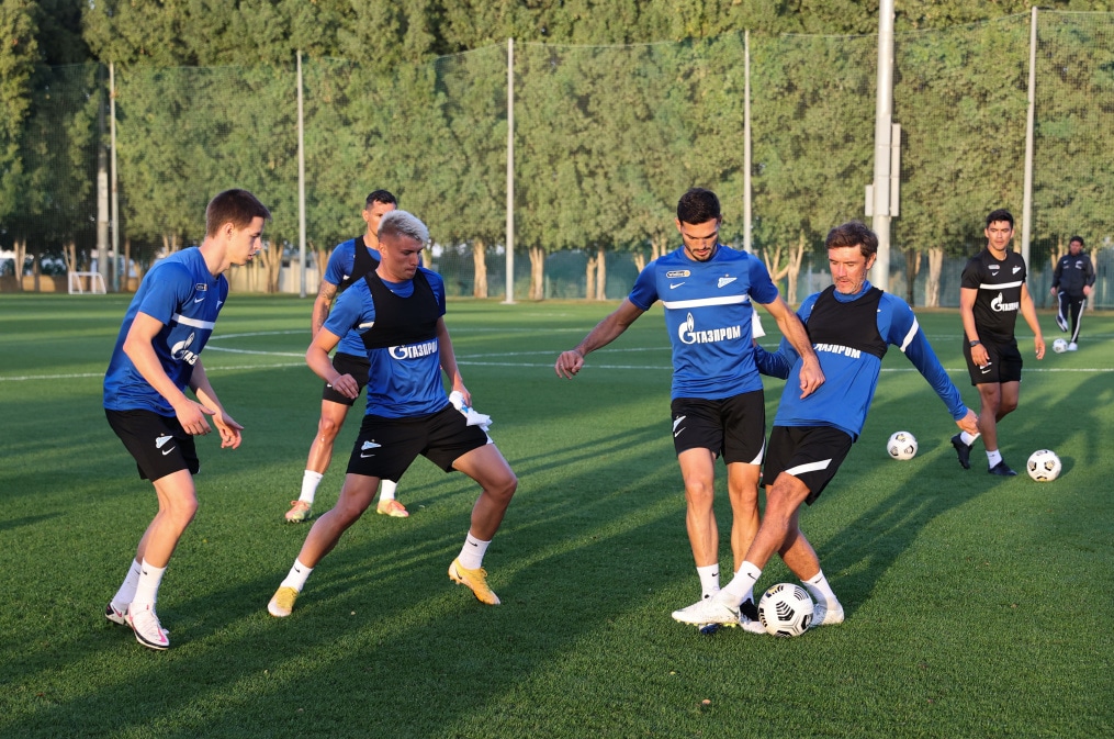 «Газпром»-тренировочные сборы «Зенита» в Дубае: 31 января, вечерняя тренировка