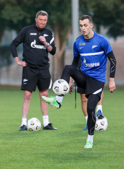 «Газпром»-тренировочные сборы «Зенита» в Дубае: 31 января, вечерняя тренировка