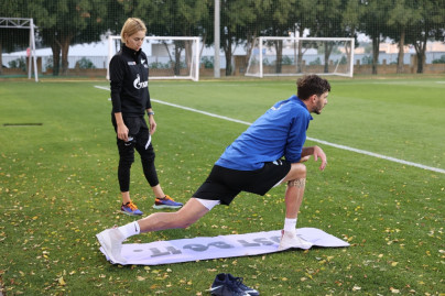 «Газпром»-тренировочные сборы «Зенита» в Дубае: 31 января, вечерняя тренировка