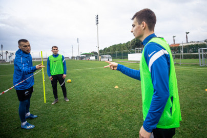 Сборы «Зенита»-2 в Турции: 1 февраля, вечерняя тренировка