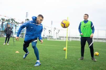 Сборы «Зенита»-2 в Турции: 1 февраля, вечерняя тренировка