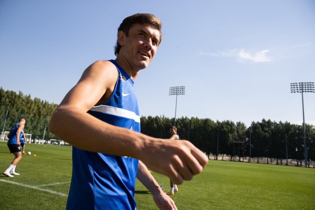 «Газпром»-тренировочные сборы «Зенита» в Дубае: 03 февраля, утренняя тренировка