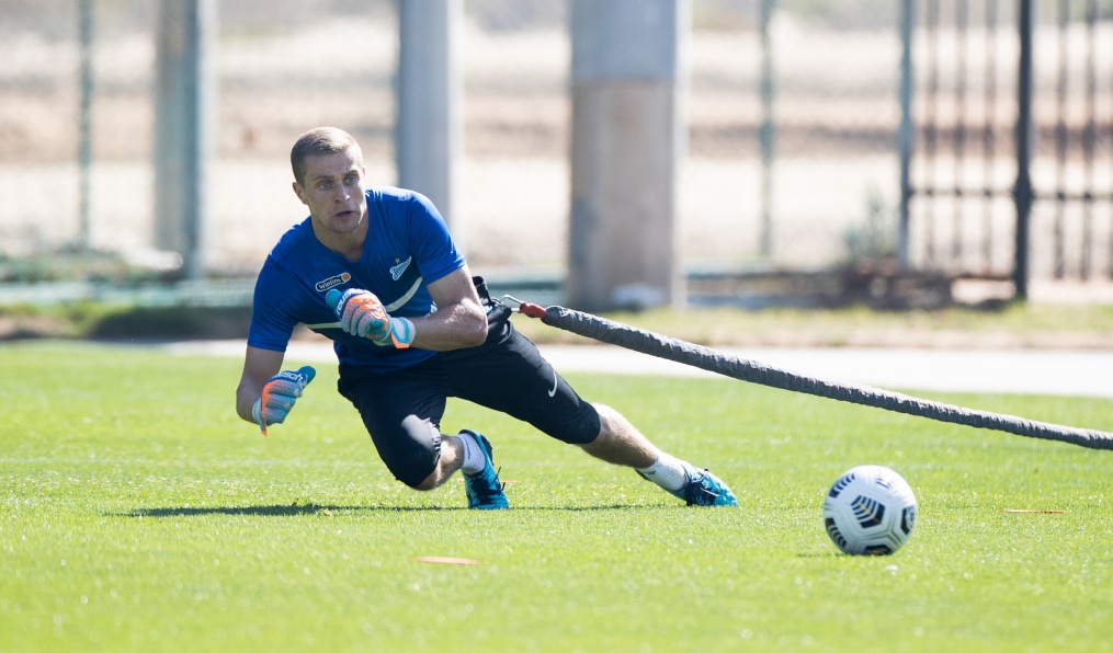 «Газпром»-тренировочные сборы «Зенита» в Дубае: 03 февраля, утренняя тренировка