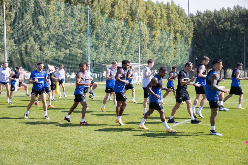 «Газпром»-тренировочные сборы «Зенита» в Дубае: 03 февраля, утренняя тренировка