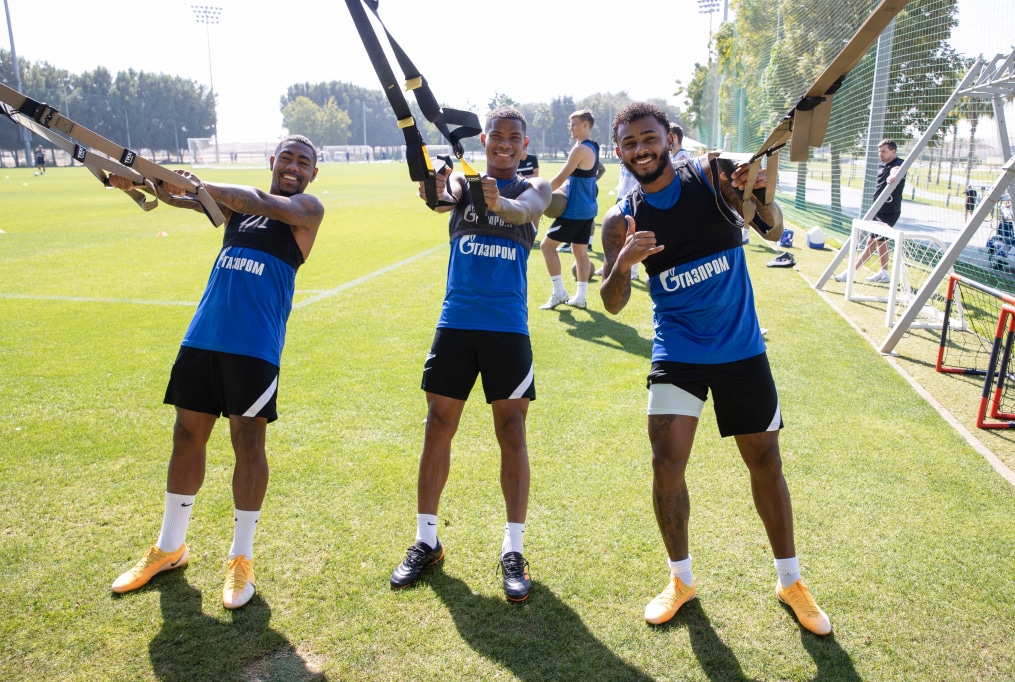 «Газпром»-тренировочные сборы «Зенита» в Дубае: 03 февраля, утренняя тренировка