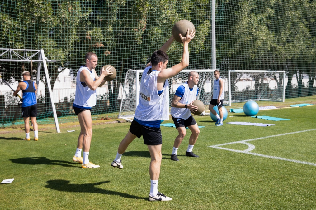 «Газпром»-тренировочные сборы «Зенита» в Дубае: 03 февраля, утренняя тренировка