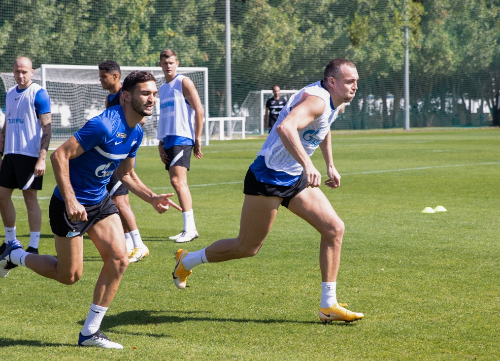 «Газпром»-тренировочные сборы «Зенита» в Дубае: 03 февраля, утренняя тренировка