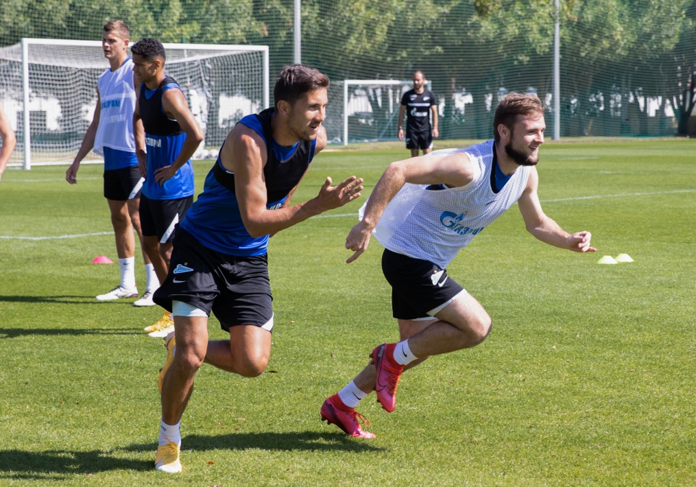 «Газпром»-тренировочные сборы «Зенита» в Дубае: 03 февраля, утренняя тренировка