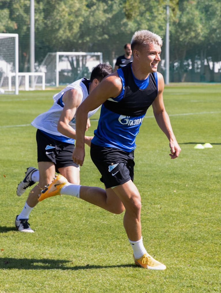 «Газпром»-тренировочные сборы «Зенита» в Дубае: 03 февраля, утренняя тренировка