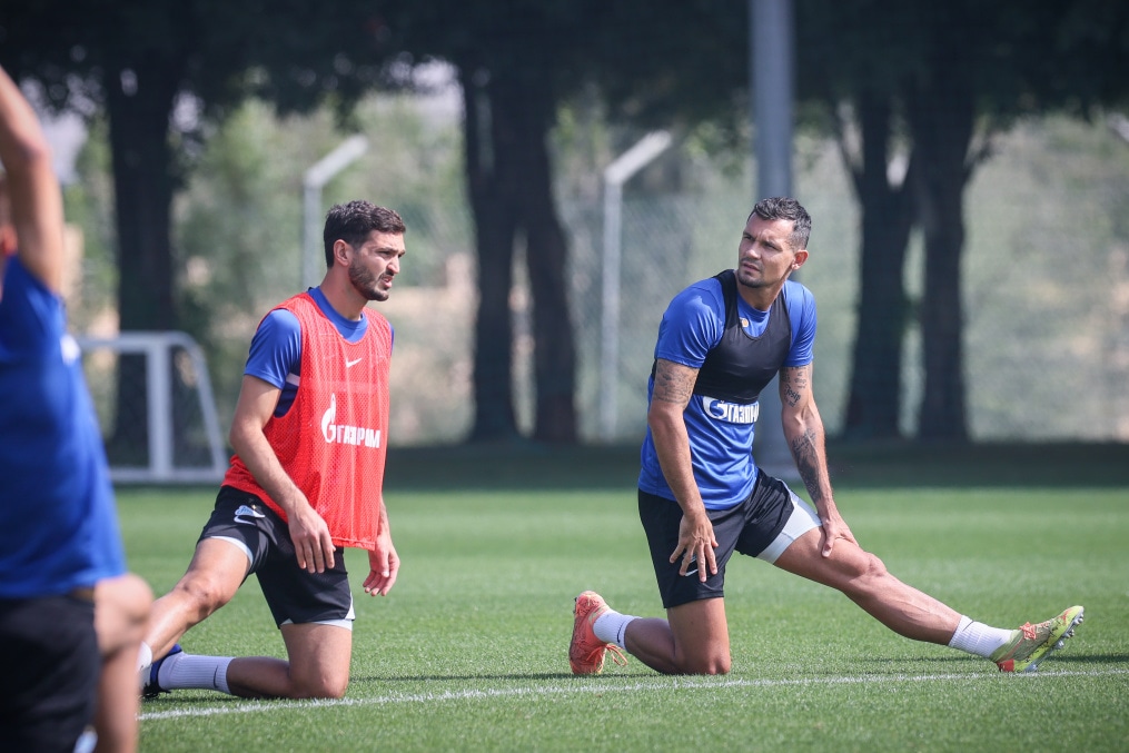 «Газпром»-тренировочные сборы «Зенита» в Дубае: 11 февраля, утренняя тренировка