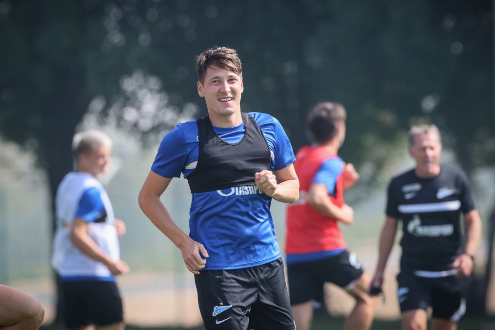 «Газпром»-тренировочные сборы «Зенита» в Дубае: 11 февраля, утренняя тренировка