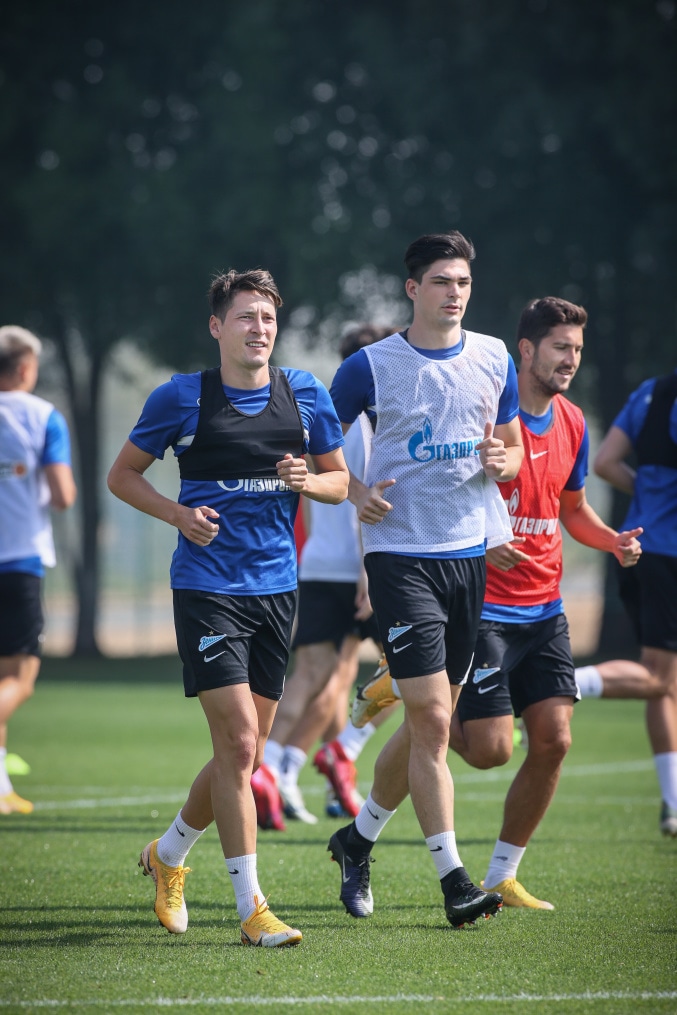 «Газпром»-тренировочные сборы «Зенита» в Дубае: 11 февраля, утренняя тренировка