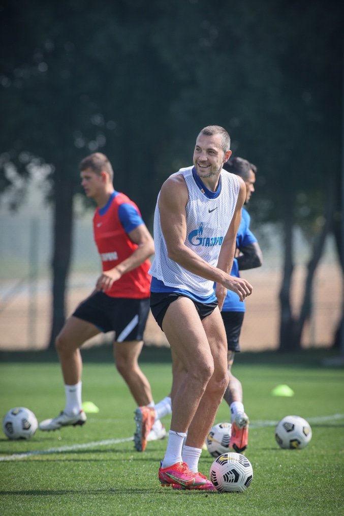 «Газпром»-тренировочные сборы «Зенита» в Дубае: 11 февраля, утренняя тренировка
